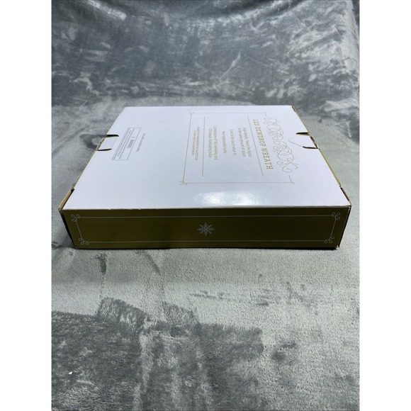 Wondershop Christmas LED Dewdrop Wreath Twinkling Warm White In/Out 15in NEW - Picture 12 of 14